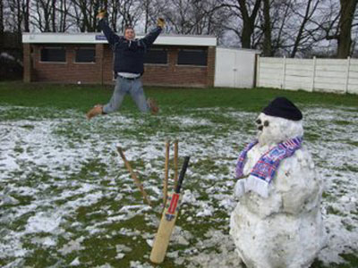 Matt and the snowman