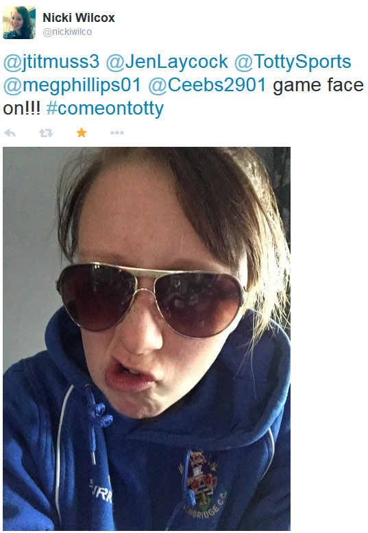 Game face on Game face on